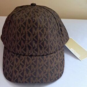 Michael Kors MK Logo Adjustable Velcro Strap Cap. BNWT